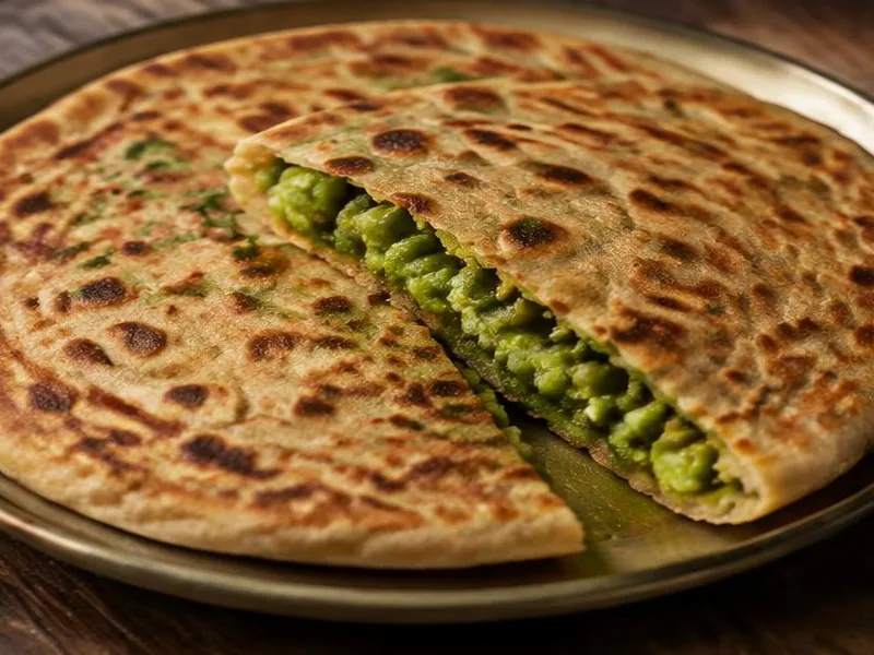 Matar Paratha